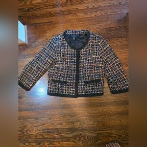 H&M Multicolor Tweed Blazer